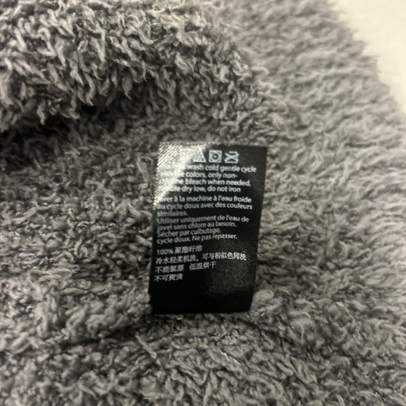 Barefoot Dreams CozyChic Relaxed Open Front Cardigan Dark Gray Pockets Worn Once - Picture 8 of 12